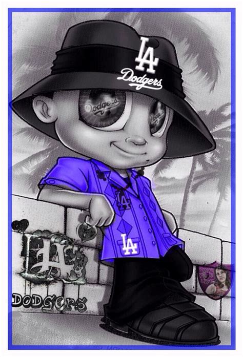 Pin By Raiderette Pink On La Dodgers Cholo Art Chicano Drawings