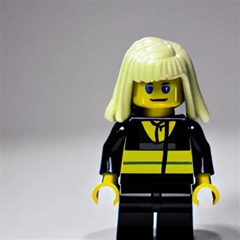 Billie Eilish As A Highly Detailed Lego Figure Stable Diffusion