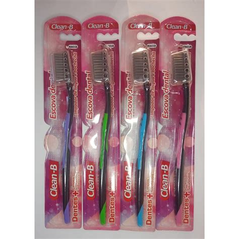 Escova De Dente Adulto Clean B Macia Shopee Brasil