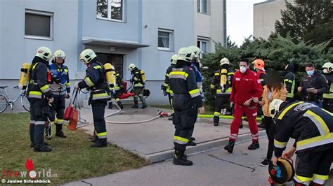 N Wohnungsbrand Mit Einer Verletzten Person In Bad V Slau Fireworld At