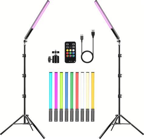 Amazon Luxceo Rgb Led Photography Lighting Portable Wand Handheld