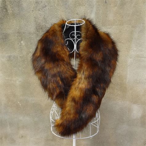 Super Long Faux Fox Fur Shawl Raccoon Fur Stole Winter Fluffy Scarf Long Pashmina Long Luxurious