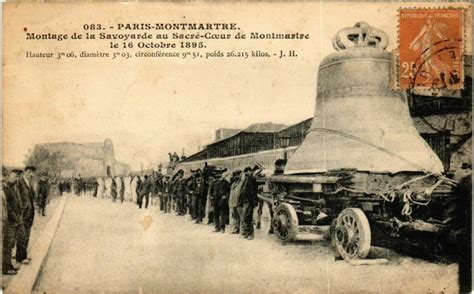 Montage de la Savoyarde au Sacré Coeur de Montmartre le 16 Octobre 1895