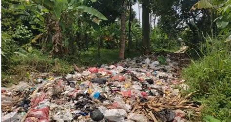 Sampah Berserakan Di Jalan Perkampungan Kadupandak BANTENTV