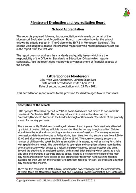 Montessori Evaluation And Accreditation Board