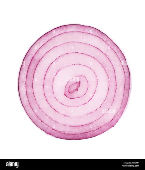 Section Single Red Onion Sliced Hi Res Stock Photography And Images Alamy