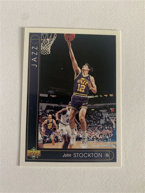 John Stockton Upper Deck Card No Ebay