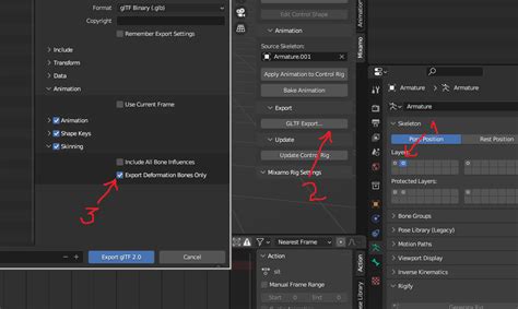 Rigging From Control Rig To Standard Bones Blender Stack Exchange