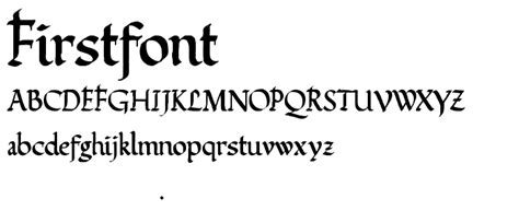 Firstfont Font Script Handwritten Pickafont