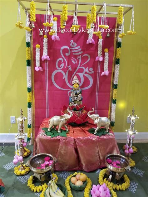 Varalakshmi Vratham Pooja Decor Goddess Decor Temple Decor Mandir Decoration