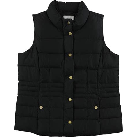 Charter Club Womens Casual Quilted Vest Womens Apparel Free