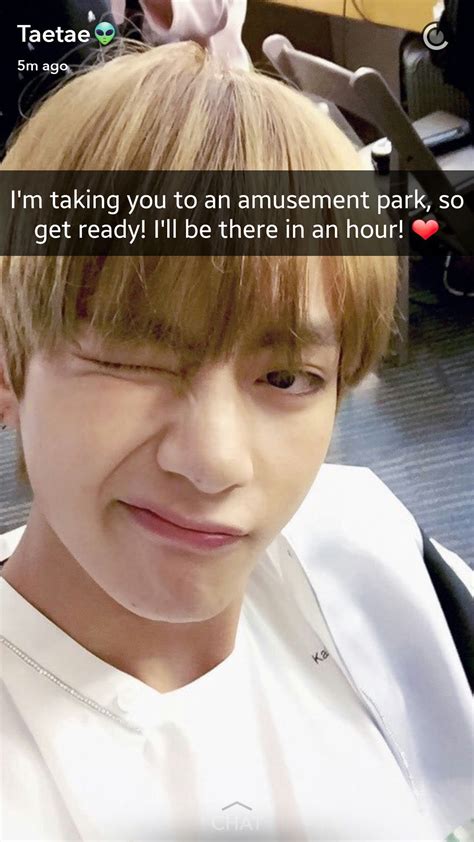 Snapchat ᵇᵗˢ Bts Snapchats Bts Imagine Taehyung Snaps