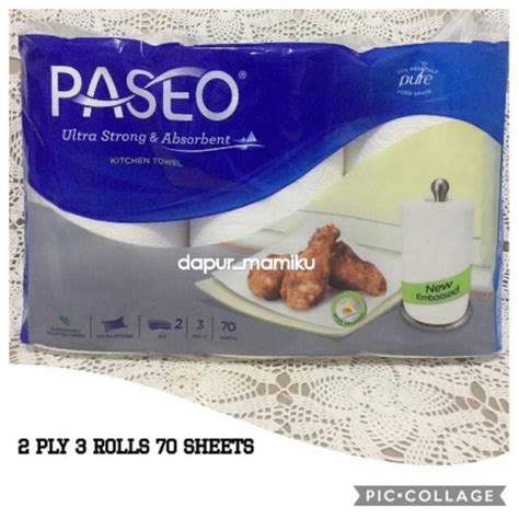 Jual Dapurmami Tissue Paseo Kitchen Towel Roll Ply Sheets Tisu