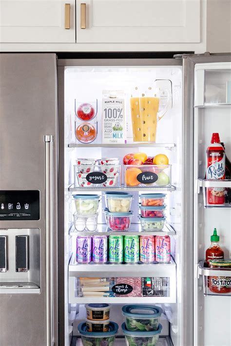 How To Organize Your Fridge On The Blog Refrigerator Organization