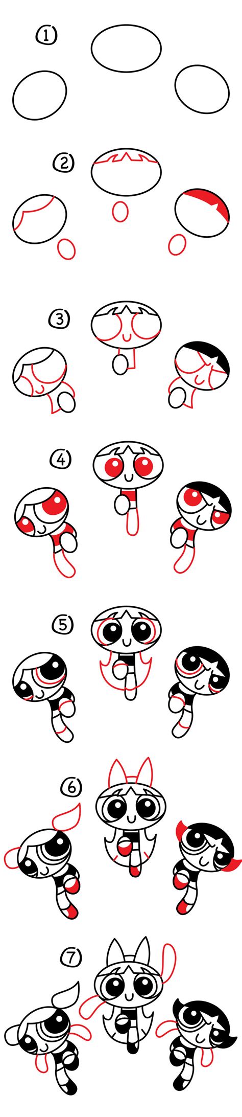 How To Draw The Powerpuff Girls - Art For Kids Hub