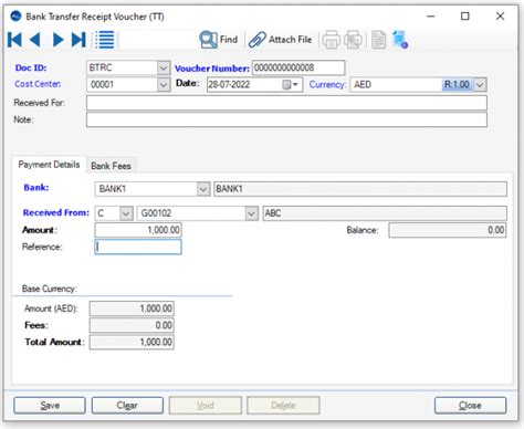 Bank Transfer Receipt Voucher My Wordpress