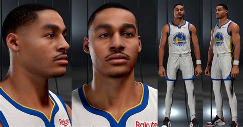 NBA 2K22 Jordan Poole Cyberface Playoffs Version By INGE Shuajota