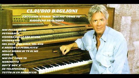 Claudio Baglioni RADIOUNO Facciamo storie Mai più come te 29