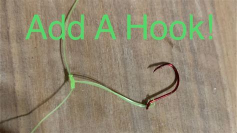 Connecting A Hook To A Dropper Loop Knot Youtube