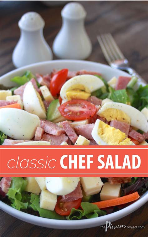 Classic Chef Salad Recipe Chef Salad Recipes Chef Salad Delicious