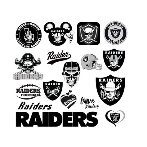 Las Vegas Raiderrs Football Svg Logo Vector Design Oakland Raiders