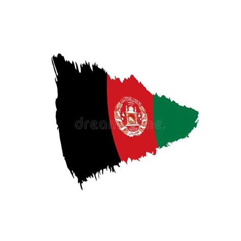 Afghanistan Flag Vector Illustration Stock Vector Illustration Of