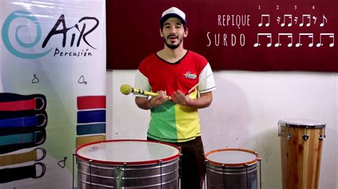 Escuela El Brote Percusión Tutorial De Samba Reggae Samba Youtube