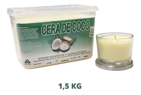 Cera Vegetal De Coco Para Velas Kg Suica Campos