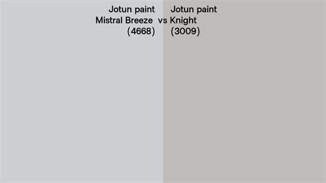 Jotun Paint Mistral Breeze Vs Knight Side By Side Comparison