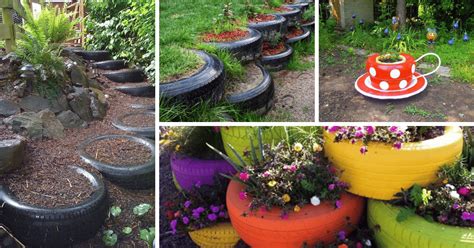 11 Fantastic Ways To Recycle Tires Into Your Garden Decor