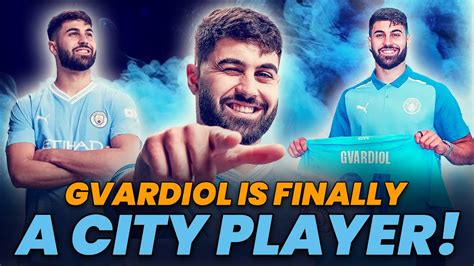 JOSKO GVARDIOL IS FINALLY A MANCHESTER CITY PLAYER YouTube