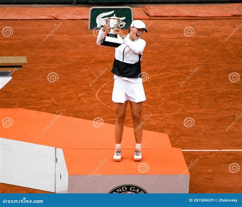 Roland Garros Champion Iga Swiatek Of Poland During Trophy