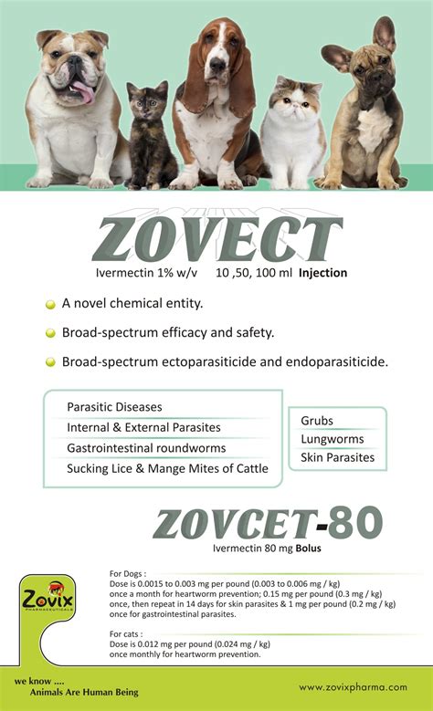 Zovect | Ivermectin 1.0% Injection