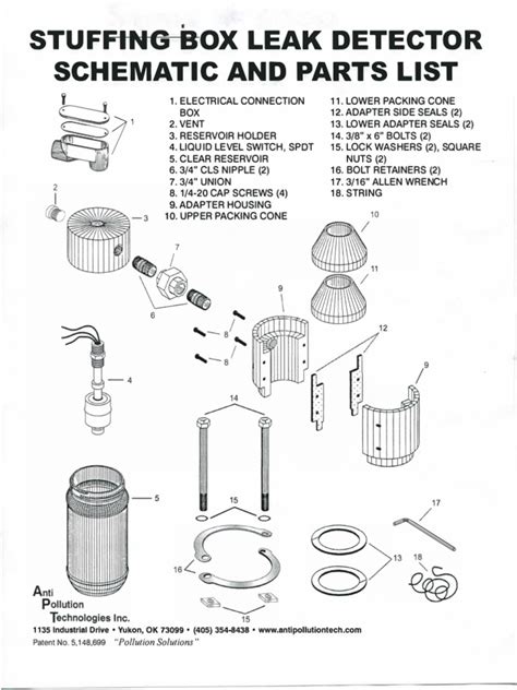 Schematic And Parts List Stuffing Box Leak Detector Pdf