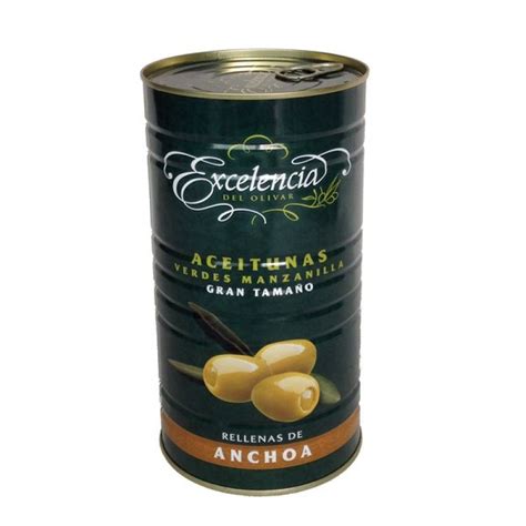 Tienda Online Venta De Aceitunas Rellenas De Anchoa Excelencia Gr