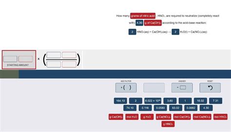 Solved How Many Grams Of Nitric Acid Hnos Are Required To Chegg