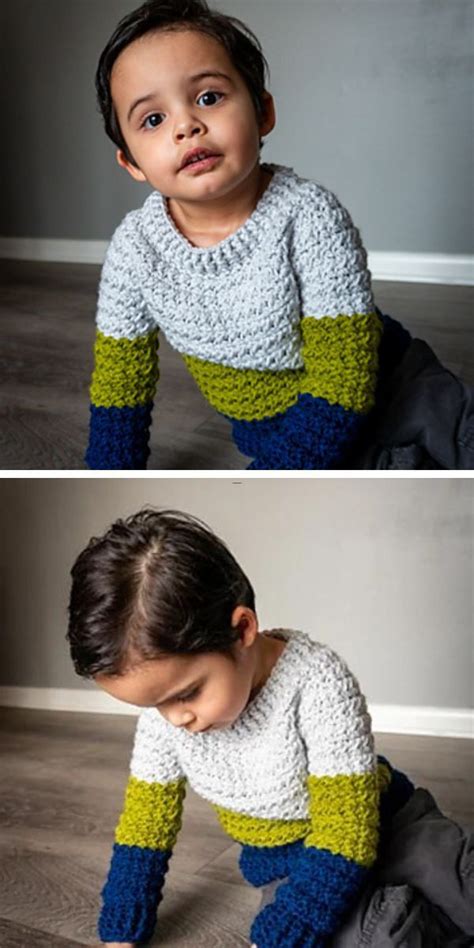 Pretty Crochet Kids Sweater Patterns for Warmth and Comfort