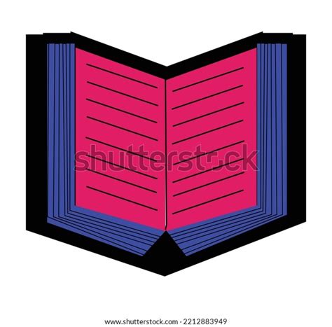 Open Book Color Design Vector Graphic Stock Vector (Royalty Free ...