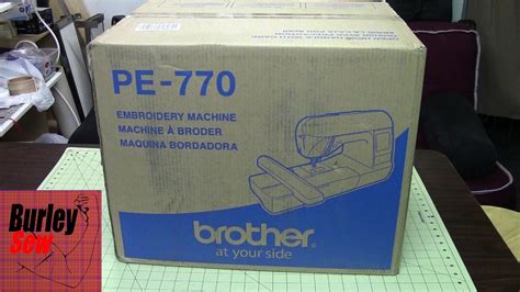 Brother Pe Embroidery Machine Unboxing What S In The Box Youtube