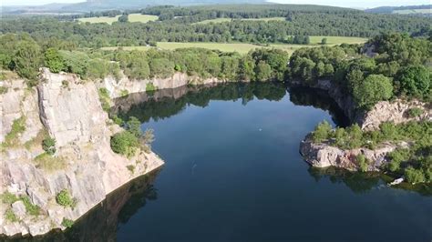 Kemnay Quarry Aberdeenshire Scotland Drone Footage Youtube