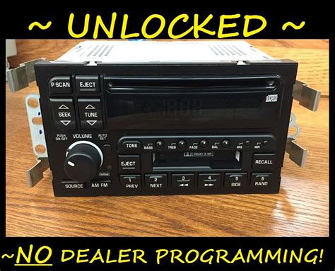 Unlocked Buick Lesabre Le Sabre CD Cassette DELCO Radio 00 01 MINT