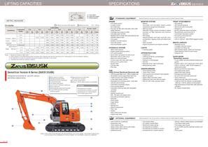 Zx Us Hitachi Construction Machinery Pdf Catalogs Technical