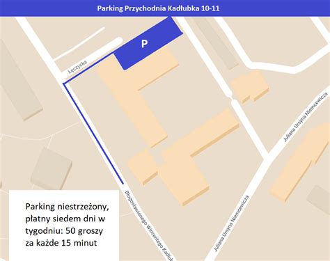 Strefa Płatnego Parkowania Szczecin Parking przychodni przy ul