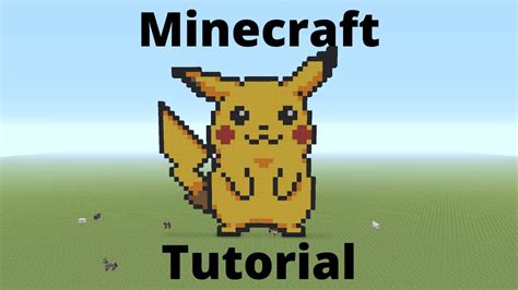 Simple Pikachu Minecraft Pixel Art