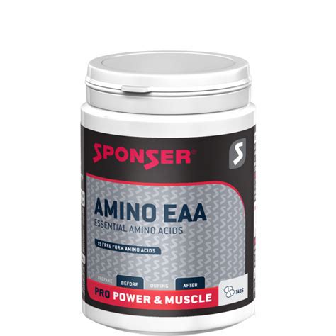 Sponser Amino Eaa Liefert Essentielle Und Bedingt Essentielle