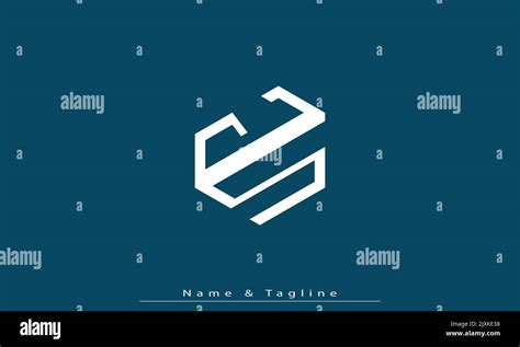 Logotipo de la letra js Imágenes vectoriales de stock Alamy