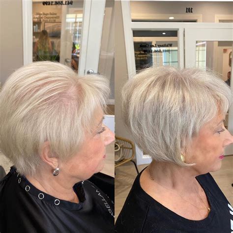 40 Classy Bob Haircuts For Older Women 2025 Trends Hairstyles For Seniors Blonde Bob