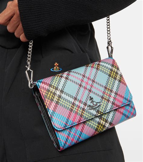 Tartan faux leather wallet in multicoloured - Vivienne Westwood | Mytheresa