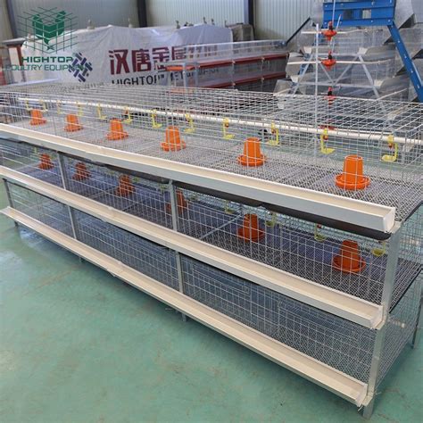 2000 Heads H Type Hot Galvanized 3 4 Tiers Battery Broiler Chicken Cage