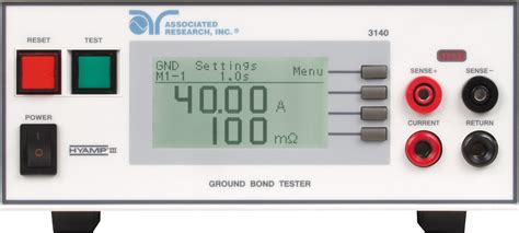 Associated Research 03140 Hyamp Iii 1 40 Amp Ac Ground Bond Tester Tequipment